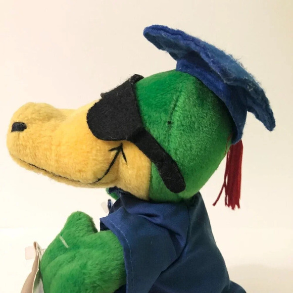 Vtg See You C U Later Alligator Graduation Plush Applause Doll 8 Inch Tall - Picture 8 of 16